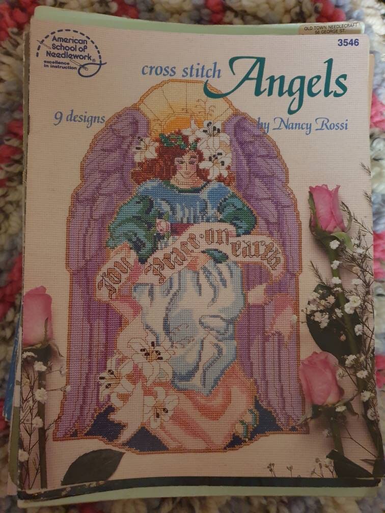 Christmas cross stitch pattern books | Etsy
