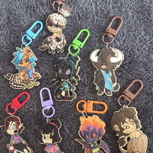 Greek Myth Printed Keychains
