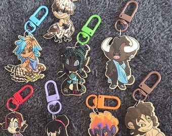 Greek Myth Printed Keychains