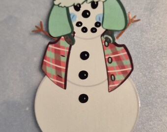 Build Your Own Snowman Stickers