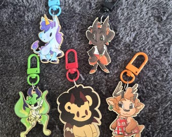 Fae Lore (Fairfolk) Printed Keychains