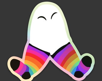 Rainbow Foil Nightcrawler Sticker