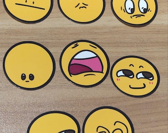 Emotion Laminated Stickers