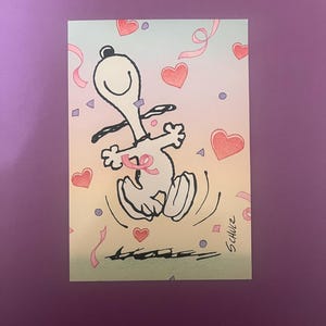 Vintage Snoopy Valentine - Etsy