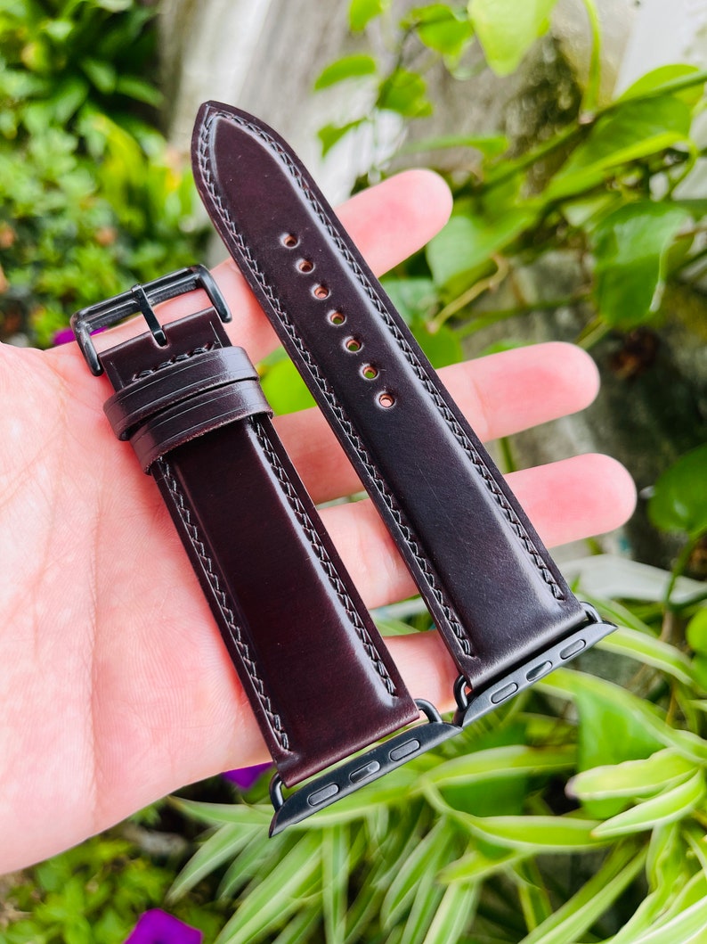 Color 8 Horween Shell Cordovan Leather Watch Strap in All - Etsy