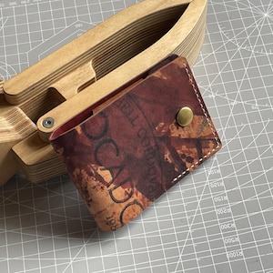 Rocado Shell Cordovan + Pueblo Leather Simple Wallet, SC Wallet 3