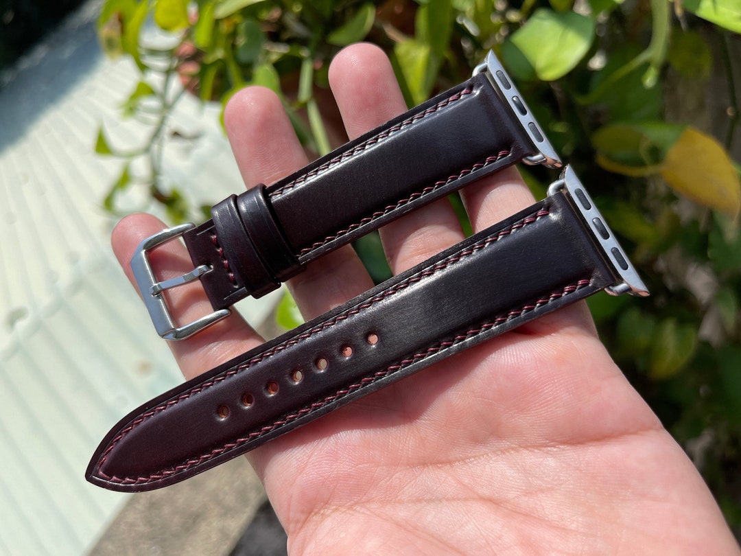 Color 8 Horween Shell Cordovan Leather Watch Strap in All 