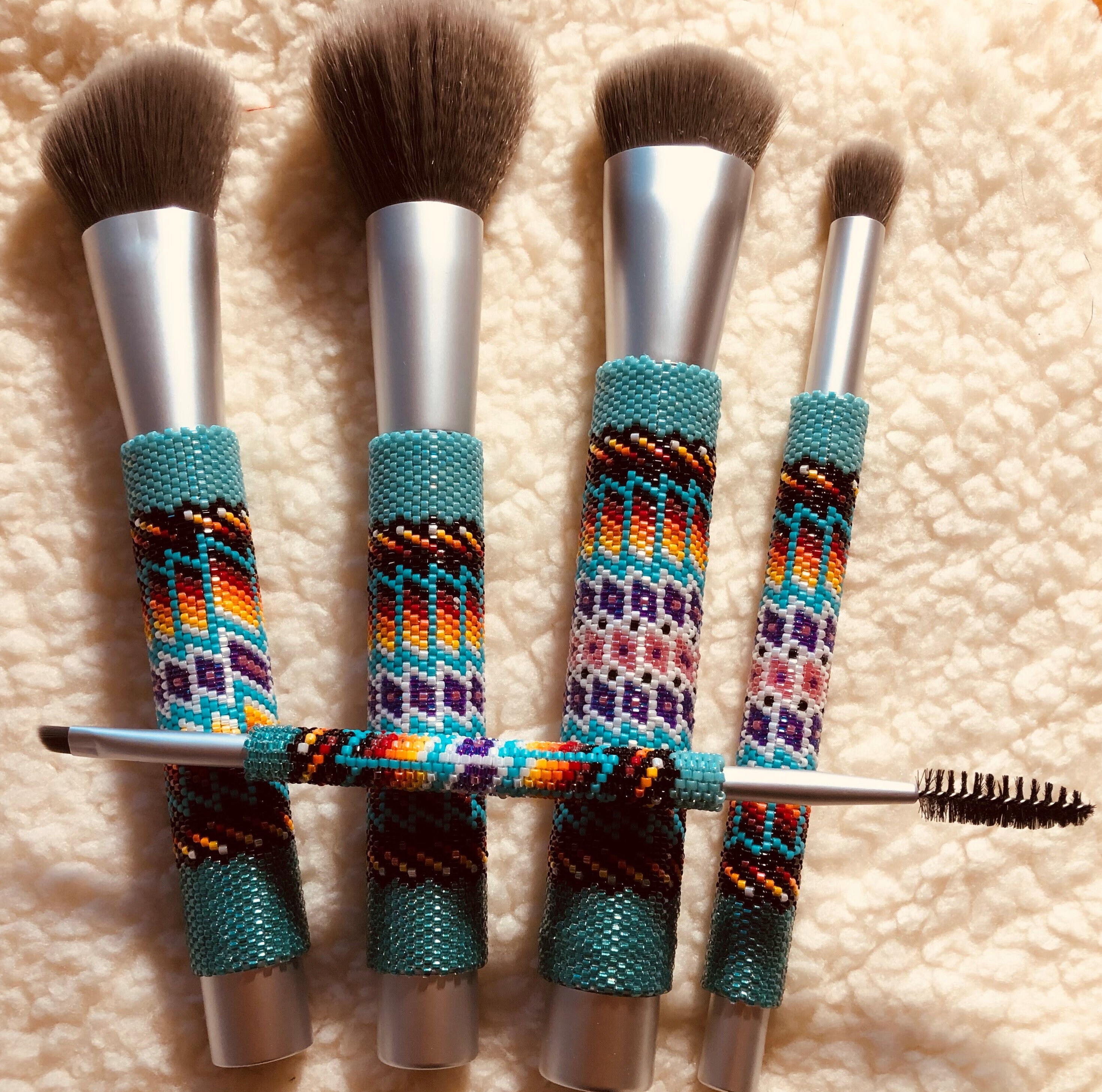Beadable Makeup Brush Set