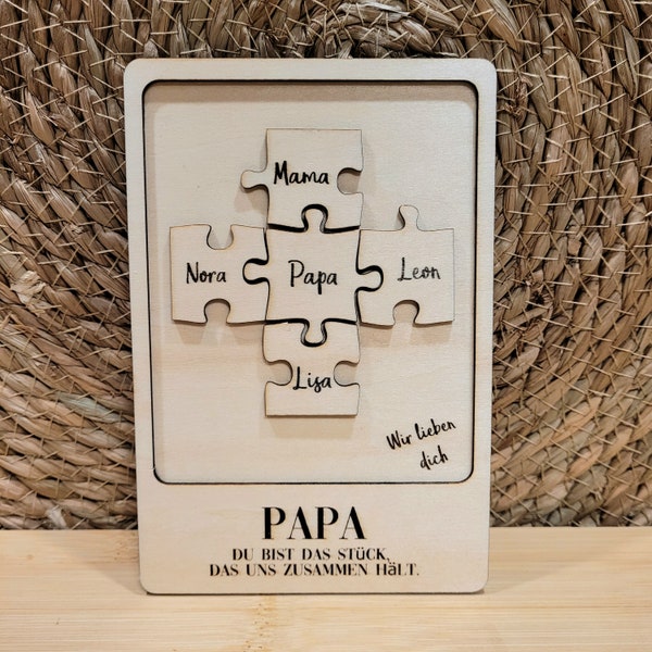 Geschenk Puzzle | Puzzle | Vatertag | Geschenk Weihnachten