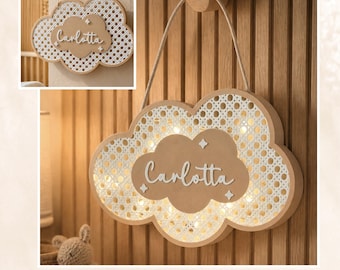 3MF STL file Cloud Lamp Baby Room Decor Hanging Decoration Children's Room 3D Print File Gift Birth