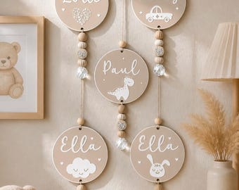 Sonnenfänger Baby | Geschenk Geburt Taufe personalisiert | Glücksbringer Baby | Deko Babyzimmer