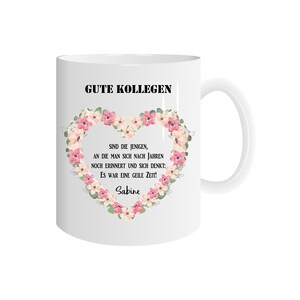 Personalized mug/name mug/gift colleague/birthday/birthday office/coffee mug/farewell gift colleague