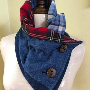 Denim Neck Warmer
