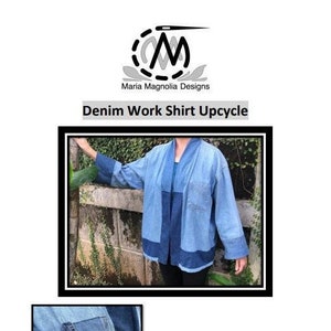 Denim Kimono-Noragi Jacket from Work Shirt