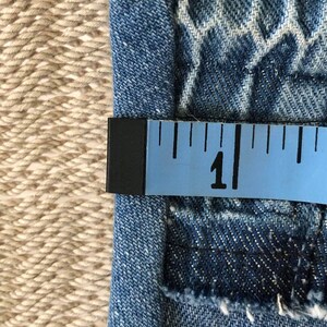 Square Denim Poncho Made 100% From Blue Jeans Sustainable - Etsy