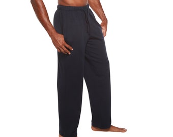 Men's Bamboo Viscose Fleece Lounge Pants - Warm and Cozy Sweatpants - Perfect Gift for Him