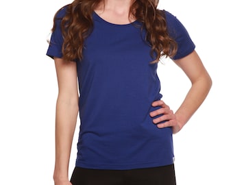 Women's Bamboo/Cotton Short Sleeve Scoop Neck T-Shirt