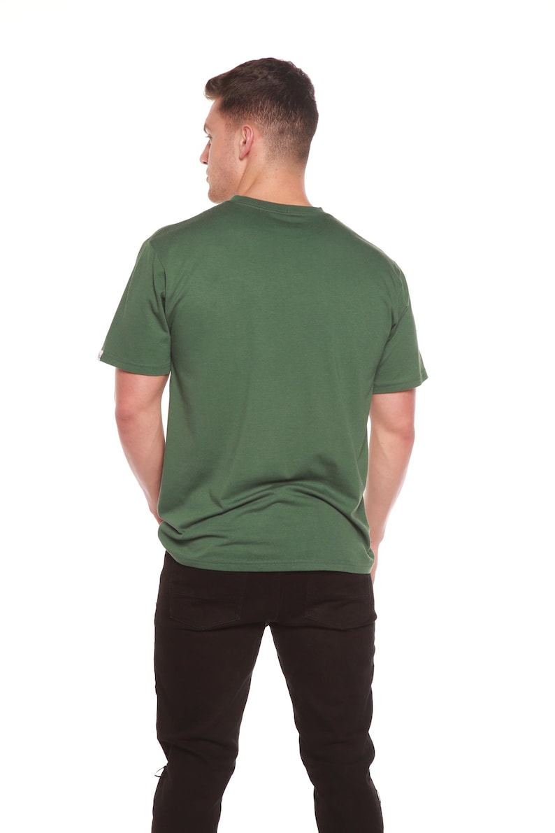 Bamboo Viscose T-Shirt: Silky Soft, Breathable, Organic Cotton Blend image 3