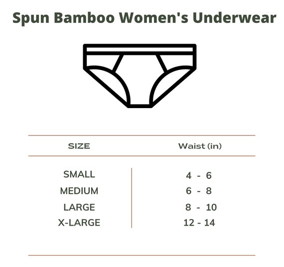Women's Bamboo/cotton Thong Style Underwear 