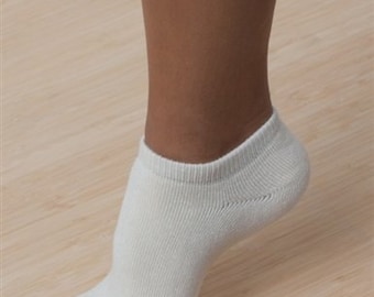 No Look Anklet Bamboo Viscose Socks - Natural
