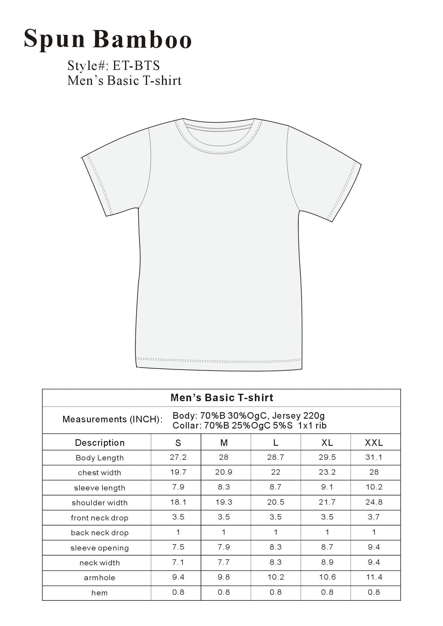 Bamboo Viscose T-shirt: Silky Soft, Breathable, Organic Cotton