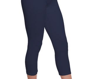 Women's Bamboo Viscose/Cotton Capri Style Leggings
