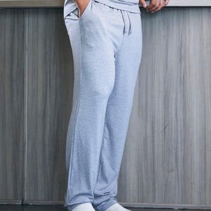 Men's Soft Bamboo Lounge Pajama Pants - 32” inseam image 1