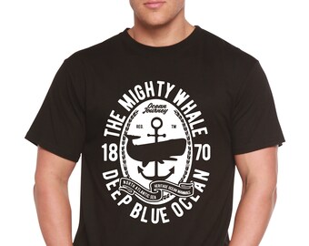 The Mighty Men's Bamboo Viscose/Organic Cotton Short Sleeve Graphic T-Shirt
