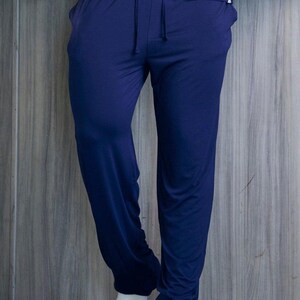 Men's Soft Bamboo Lounge Pajama Pants - 32” inseam image 3