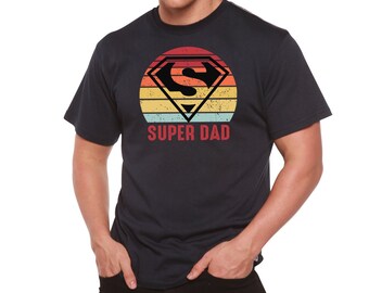 Super Dad Men's Bamboo Viscose/Organic Cotton Short Sleeve T-Shirt