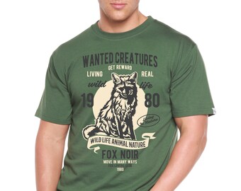 Wanted Creature Men's Bamboo Viscose/Organic Cotton Short Sleeve Graphic T-Shirt