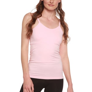 Women&#39;s Bamboo/Cotton Camisole with Shelf Bra