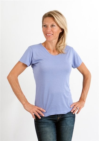 Women's 100% Bamboo Viscose Scoop Neck Short Sleeve T-shirt - Etsy