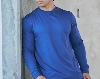 Bamboo Blend Long Sleeve T-Shirt: Soft, Breathable, Natural Tee