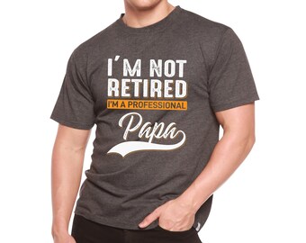 I'm not Retired Men's Bamboo Viscose/Organic Cotton Short Sleeve T-Shirt