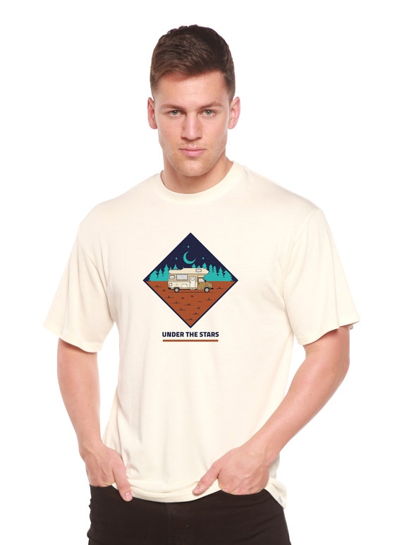 Under The Stars メンズ バンブー 半袖 プリント Tシャツ - Etsy 日本
