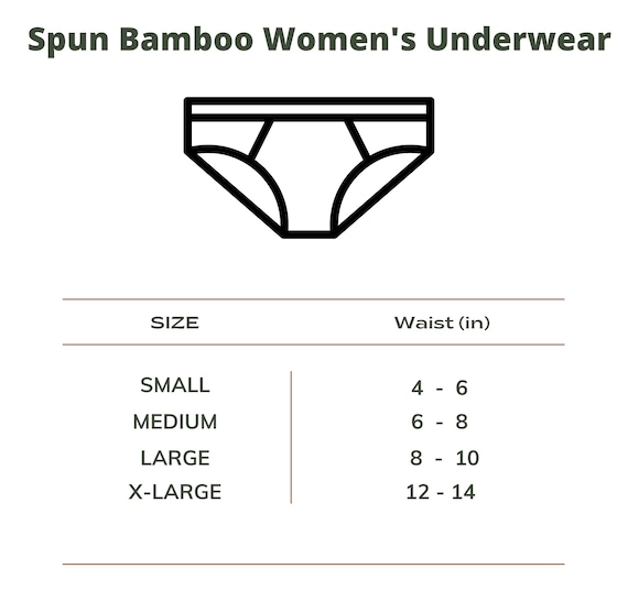 Women's Bamboo/cotton High Leg Brief Style Underwear 