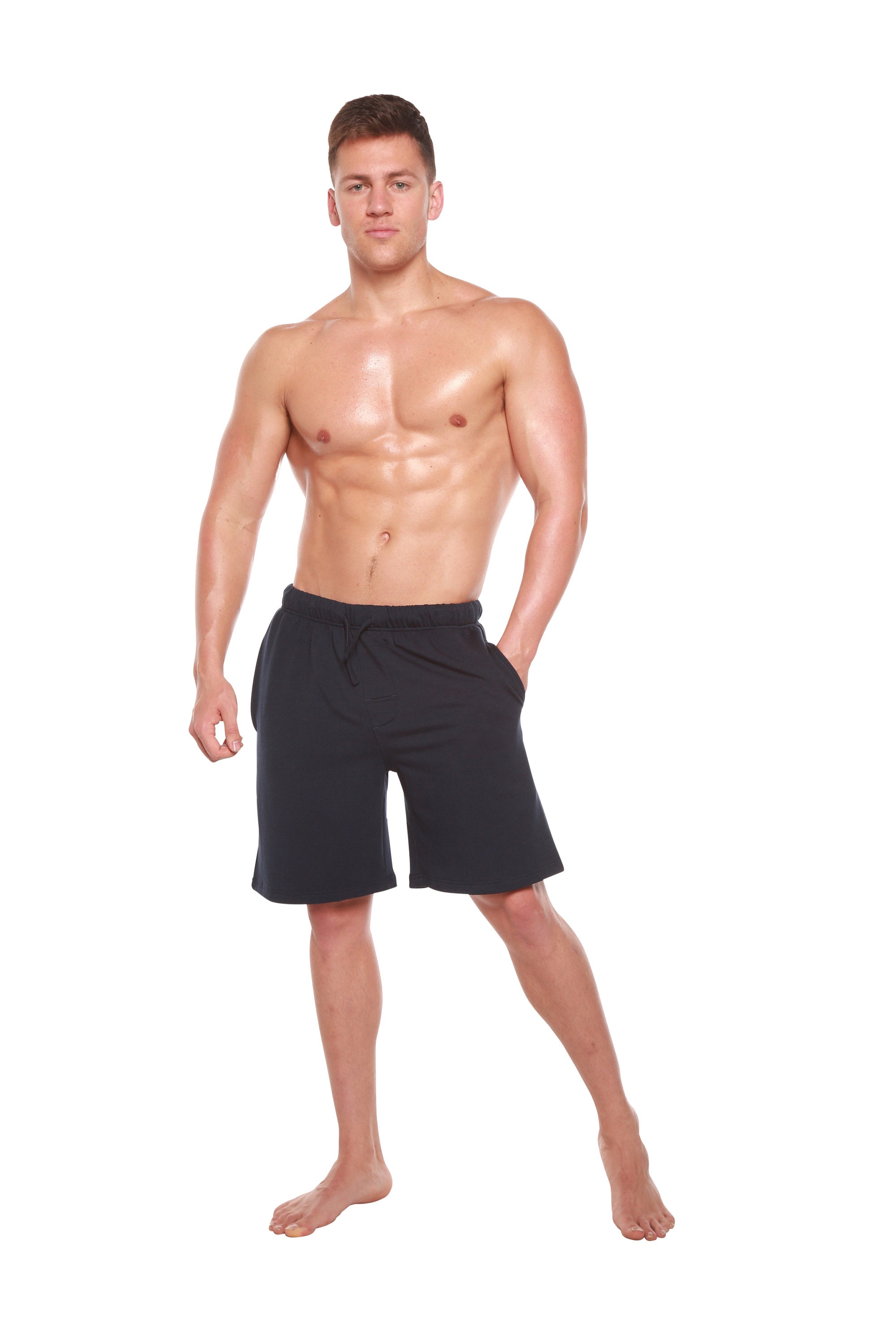 Men's Bamboo Viscose Fleece Lounge Shorts - Etsy