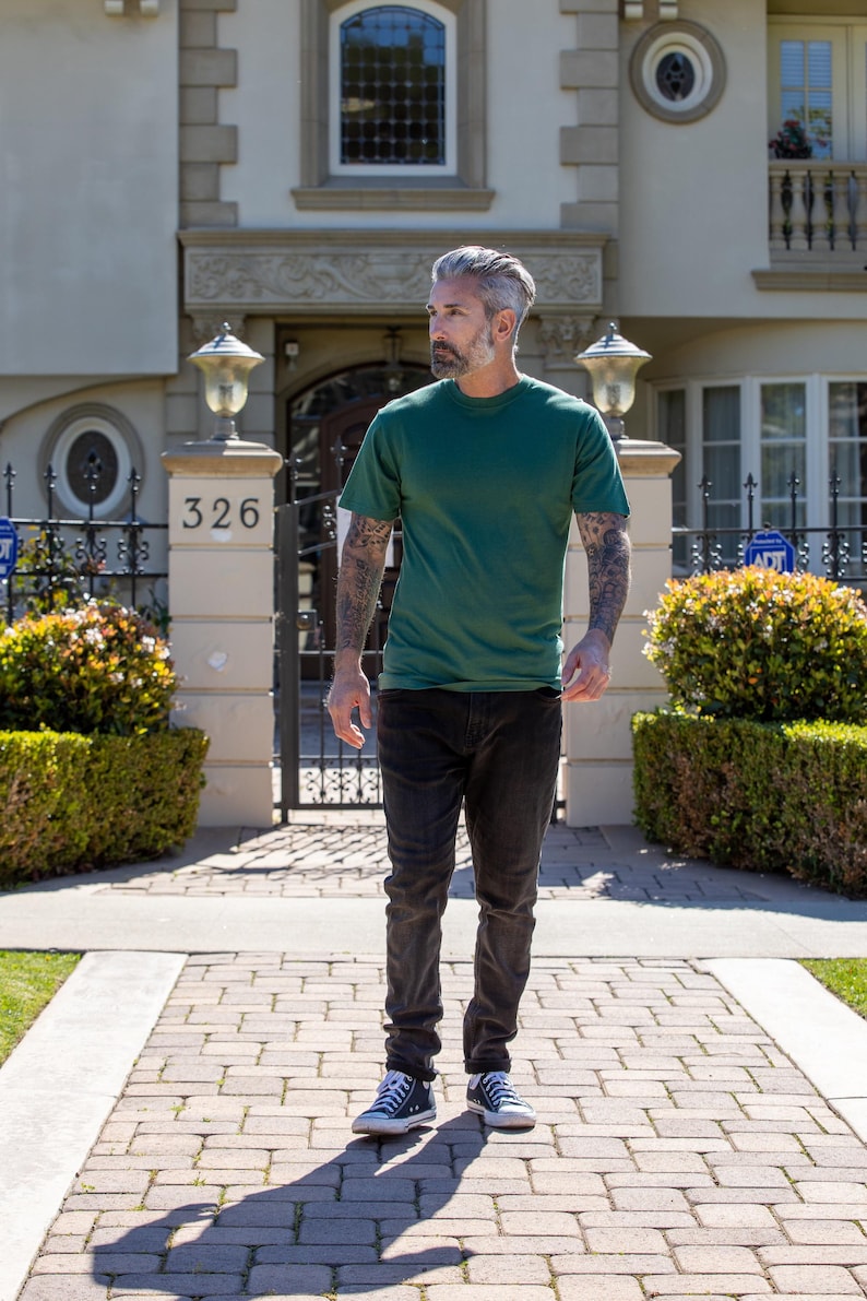 Bamboo Viscose T-Shirt: Silky Soft, Breathable, Organic Cotton Blend image 4