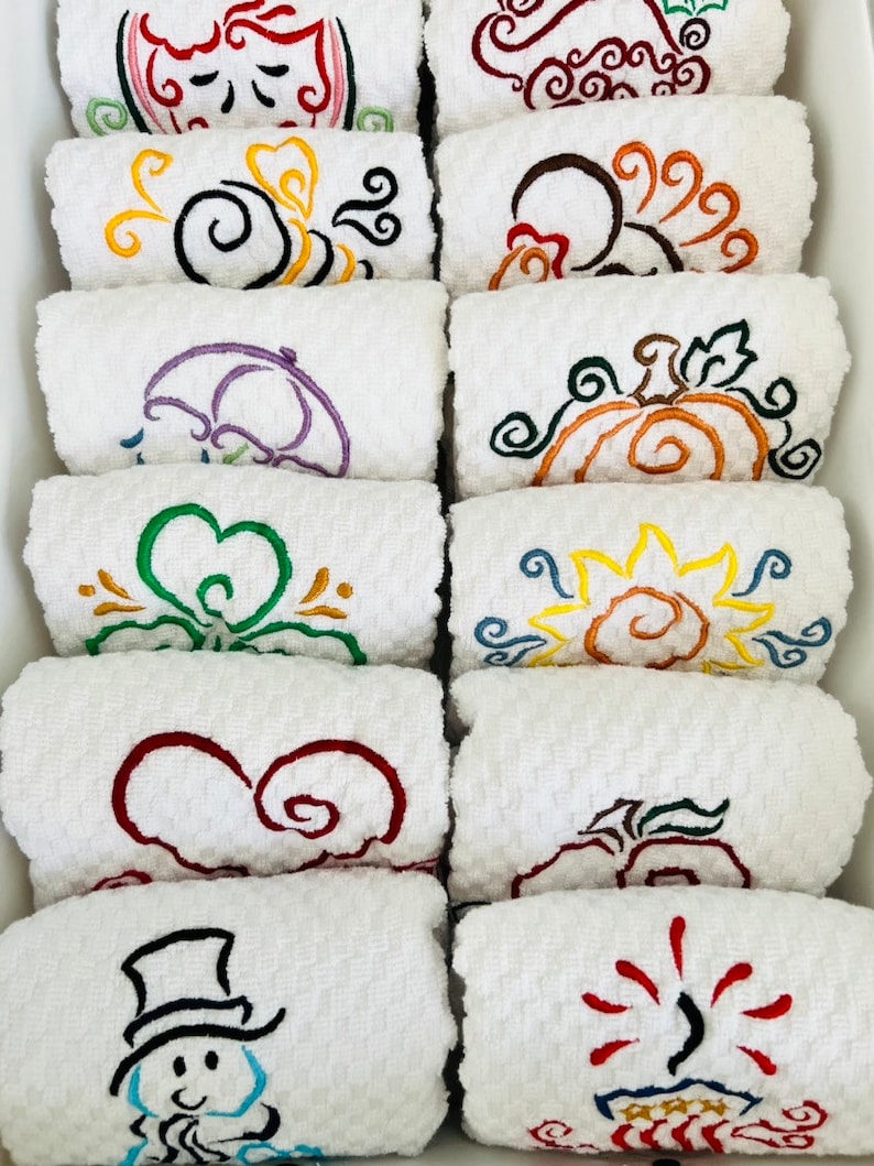 Year of Towels Dish Towels for Kitchen Seasonal Towels Etsy