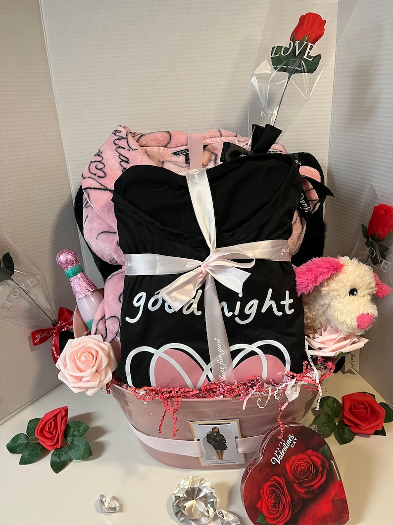 Valentines Days Gift Basket Etsy