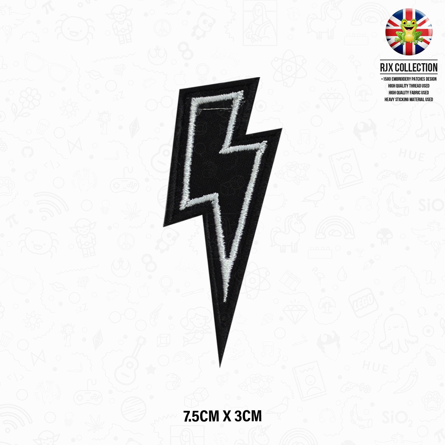 Écusson Thermocollant À Coudre Ou À Repasser Motarde Hors La Loi 1% Er