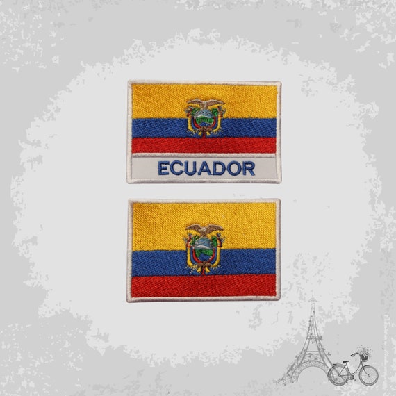 Ecuador Flag Crest Embroidered Patch 