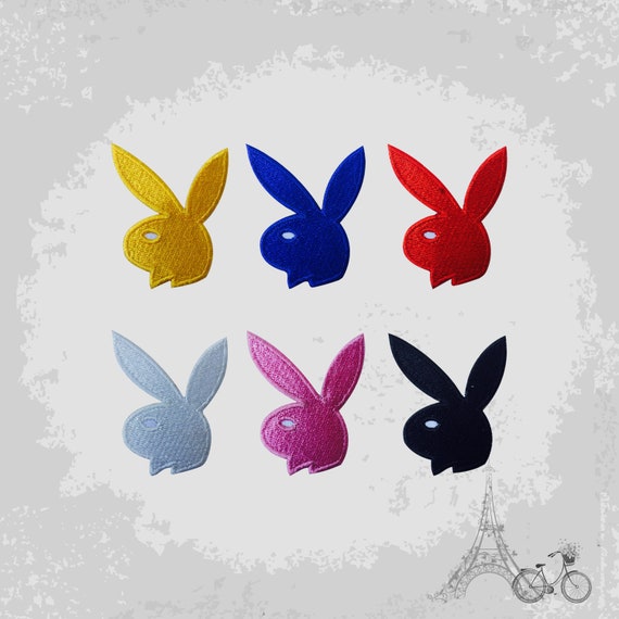 Playboy Bunny Logo Embroidered Iron on Patch Sew on Badge Etsy