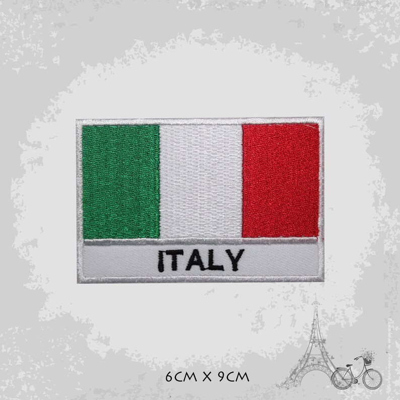2 Pieces Italy Flag Patches Embroidered Tactical Military Italian IT National Appliqué Emblem - Foto 11