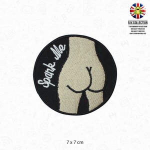 Spank Me Funny Patch Embroidered Iron On Patch Sew On Badge Applique For T Shirts