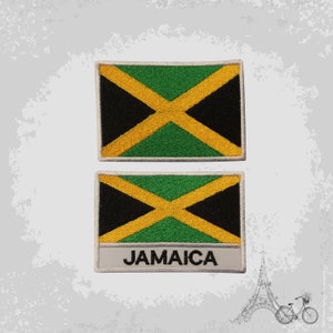 Drapeau national de la Jamaïque brodé de fer sur patch coudre sur l&#39;insigne Applique Country National Flag