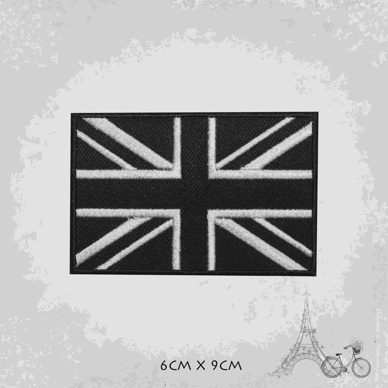 Union Jack National Flag United Kingdom England Embroidered Iron On Patch Sew On Badge Applique Country National Flag