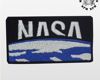 NASA Earth Space Patch Embroidered Iron On Patch Sew On Badge Applique