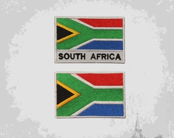 Aufnäher Mit Südafrika-Flagge: Bügel- Oder Näh-Abzeichen Für Kleidung & Taschen